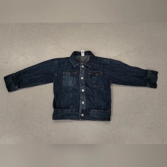 Disney Store Mickey Mouse Clubhouse denim Jean jacket 4T Donald duck Goofy